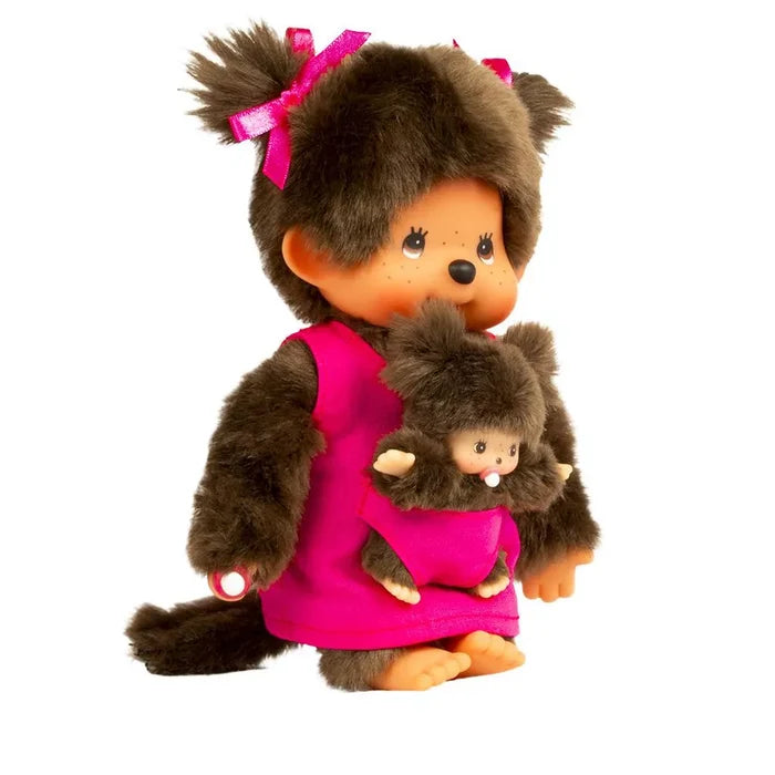 Monchhichi 8 Inch Mother Care Plush Toy - Pink