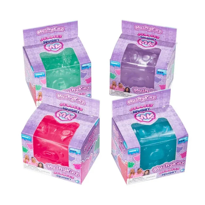 MushyKinz Jelleez Series 1 - 2.5 Squishy Sensory Fidget Toy - Assorted