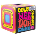 Nee Doh Color Change Cube 2.5 Inch Squish Ball Fidget Toy