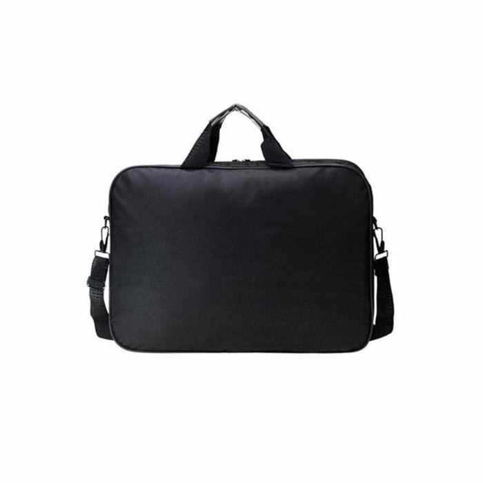 Nylon 17-inch laptop bag by 9eight5 with padded compartments and adjustable strap, designed for stylish and secure laptop transport.