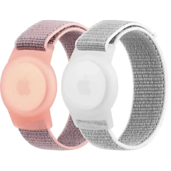 Habicare nylon strap wristband designed for Apple AirTags TWS, featuring a durable and adjustable nylon band for secure tracking.