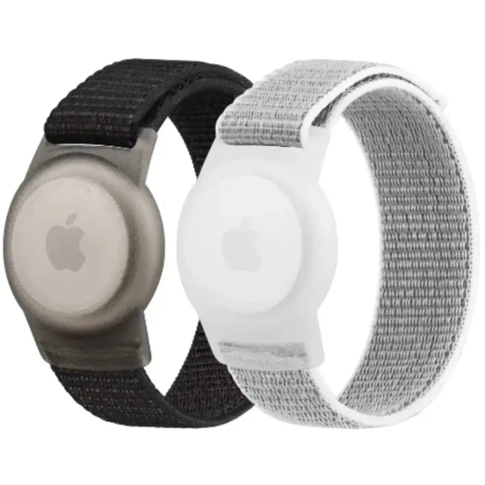 Habicare nylon strap wristband designed for Apple AirTags TWS, featuring a durable, comfortable nylon material with secure fastening.