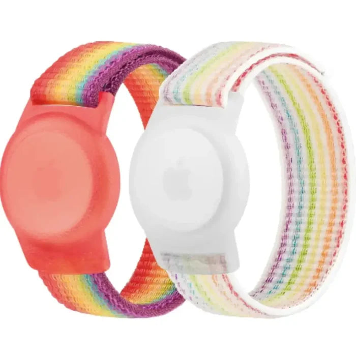 Habicare nylon strap wristband designed for Apple AirTags TWS, featuring a durable and comfortable accessory for tracking.