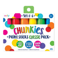 Ooly Chunkies: Paint Sticks Classic Pack (Set of 6)