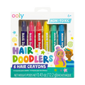 Ooly Hair Doodlers: Hair Crayons (Set of 6)