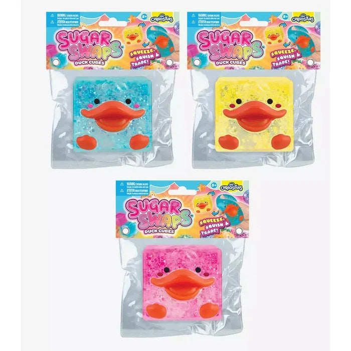 ORB 2.5 Inch Sugar Swaps™ Duck Cubes Squishy Sensory Toy - Assorted