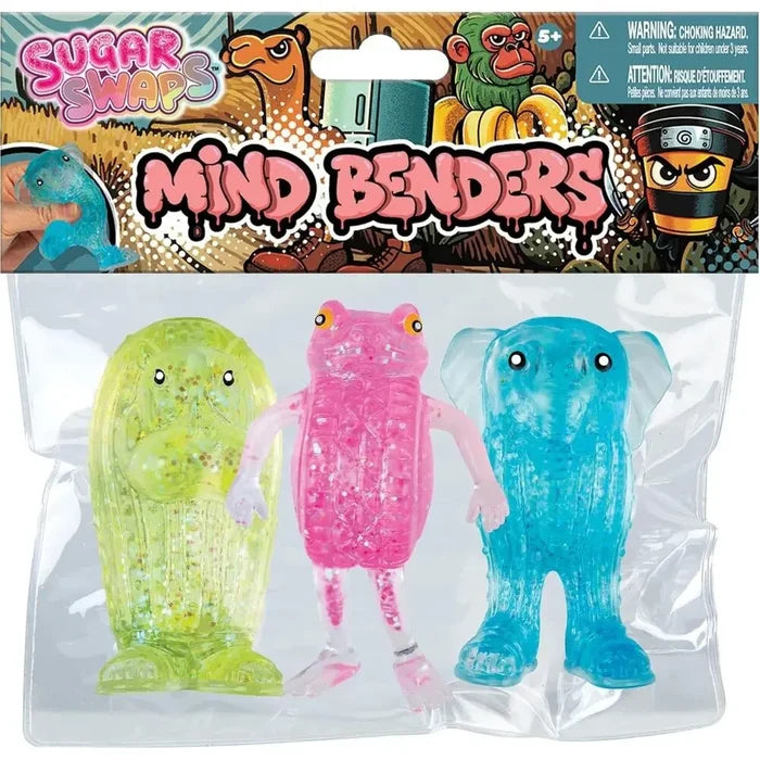 ORB 3 Inch Sugar Swaps™ Mind Benders 3 Pack Squishy Sensory Toy - Assorted