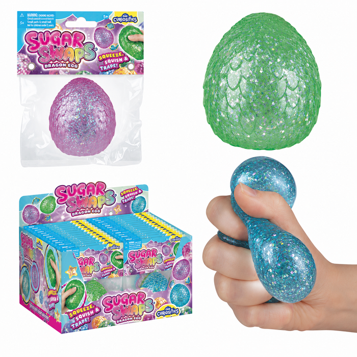 ORB 4 Inch Sugar Swaps™ Onesies Dragon Egg Squishy Sensory Toy - Assorted
