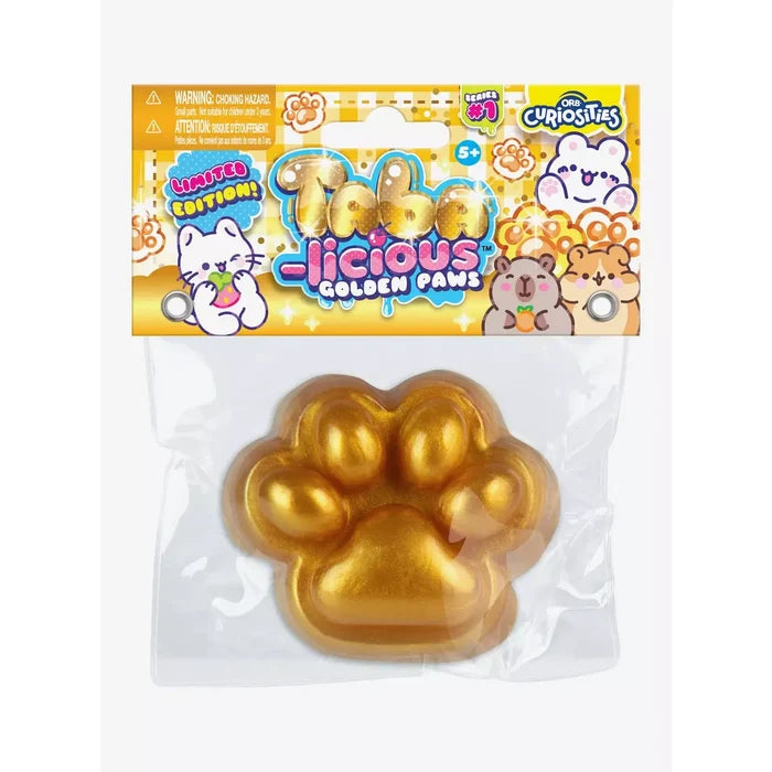 ORB Curiosities Taba-licious™ Golden Paw Limited Edition Squishy Sensory Toy - Assorted