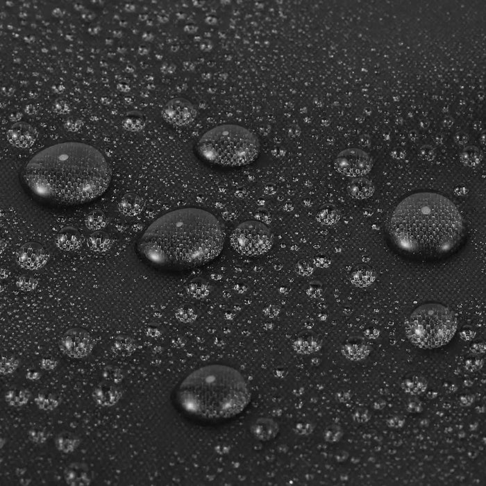 Habicare outdoor umbrella cover in SS fabric, weather-resistant protective cover for patio umbrellas, black color.