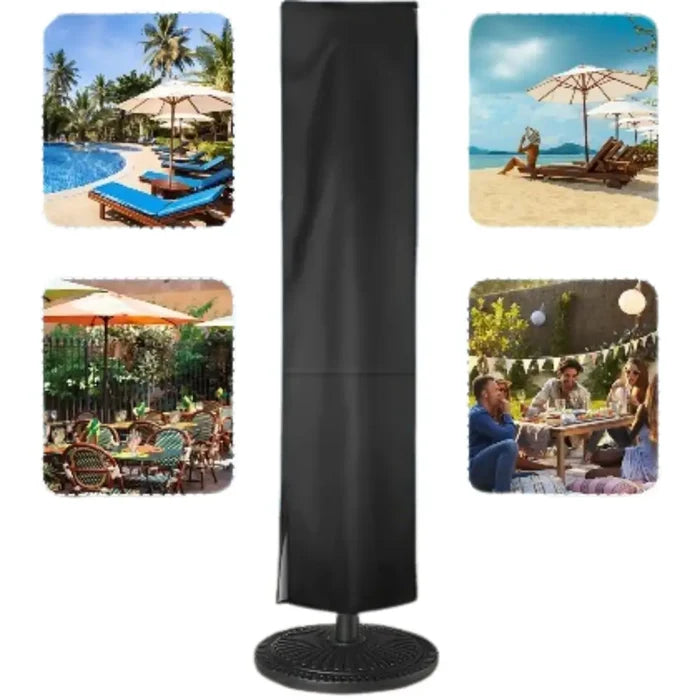 Habicare outdoor umbrella cover for SS umbrellas, weather-resistant fabric, fits over patio umbrellas to protect from rain and sun.