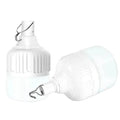Outdoor Habicare USB rechargeable LED lamp with 20W power, designed for outdoor lighting, featuring a sleek white design and durable build.
