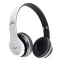 Black P47 wireless headphones by 9eight5 with cushioned ear cups and adjustable headband for comfortable listening.
