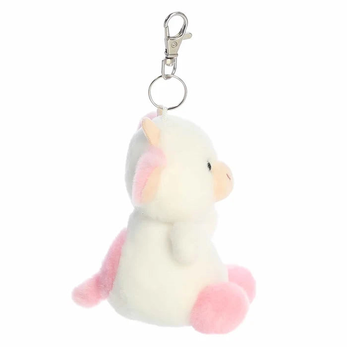 Palm Pals 4 Inch Belle the Strawberry Cow Plush Clip