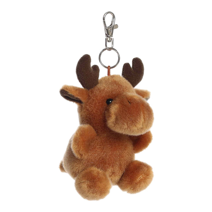 Palm Pals 4 Inch Cinnamon the Moose Plush Clip
