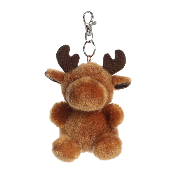 Palm Pals 4 Inch Cinnamon the Moose Plush Clip