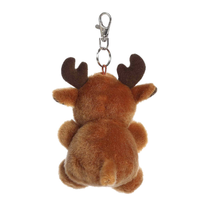 Palm Pals 4 Inch Cinnamon the Moose Plush Clip