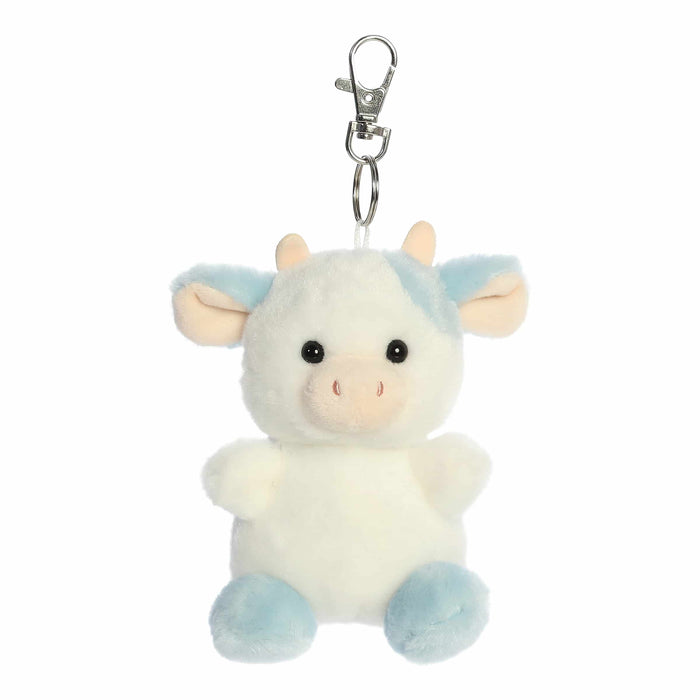 Palm Pals 4 Inch Skyla the Blueberry Cow Plush Clip