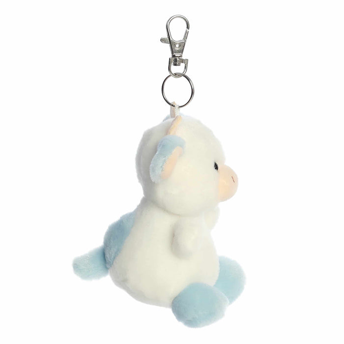 Palm Pals 4 Inch Skyla the Blueberry Cow Plush Clip