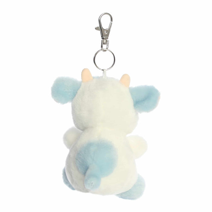 Palm Pals 4 Inch Skyla the Blueberry Cow Plush Clip