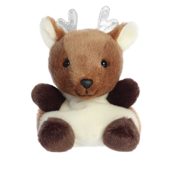 Palm Pals 5 Inch Dash the Reindeer Plush Toy - Owl & Goose Gifts