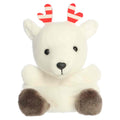 Palm Pals 5 Inch Rem the Peppermint Reindeer Holiday Plush Toy