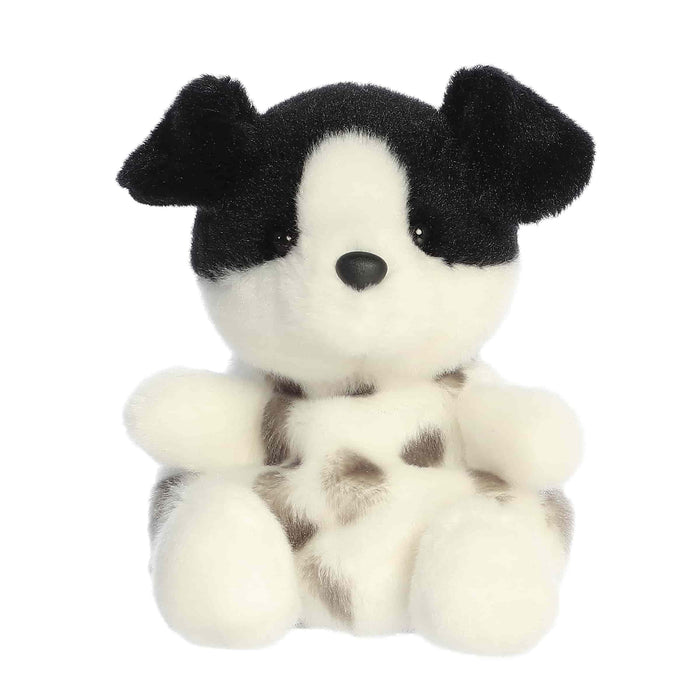 Palm Pals 5 Inch Snorkles the Black and White Dog Plush Toy