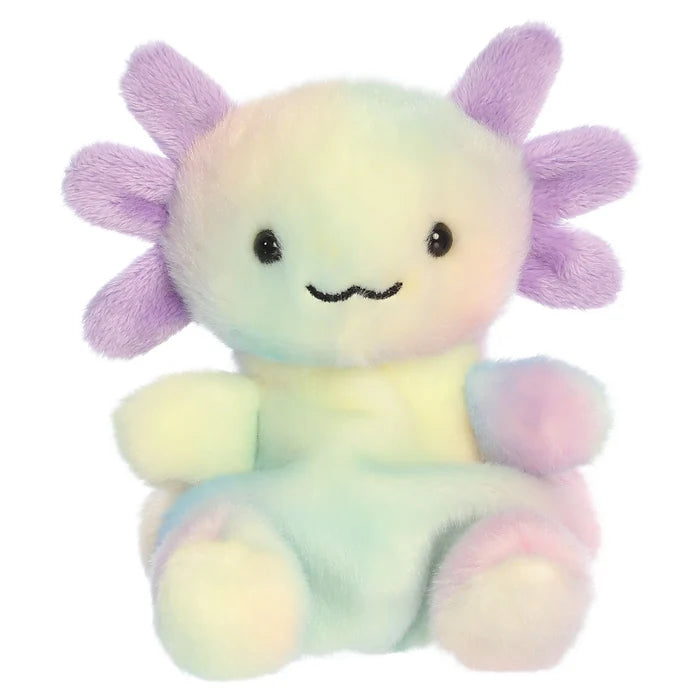 Palm Pals 5 Inch Xochitl the Rainbow Axolotl Plush Toy