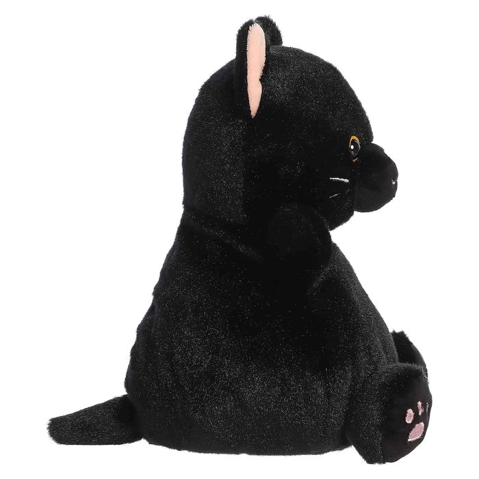 Palm Pals Party Sized 8 Inch Twilight the Black Cat Plush Toy