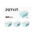 Three Petkit Pet Odor Eliminator N60 litter box accessories for effective odor control in pet areas.