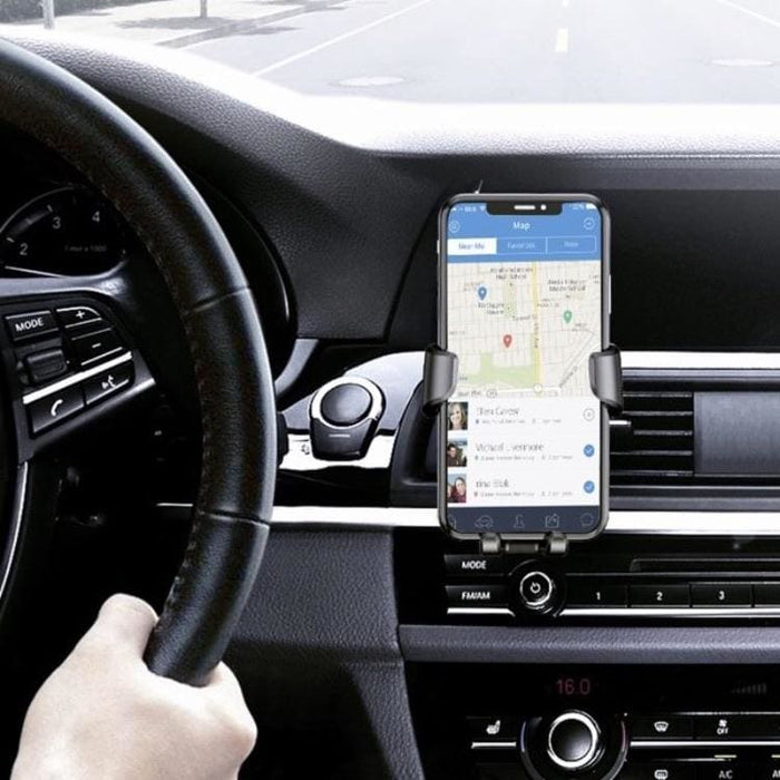 9eight5 phone holder in four colors, versatile phone and tablet accessory with adjustable grip and sleek design.