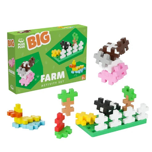 Plus Plus BIG Activity Set Farm - 40 Piece Building Set