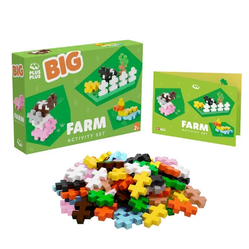 Plus Plus BIG Activity Set Farm - 40 Piece Building Set