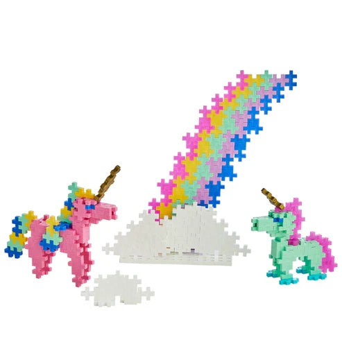 Plus Plus Learn to Build Unicorns - 275 Piece Building Set