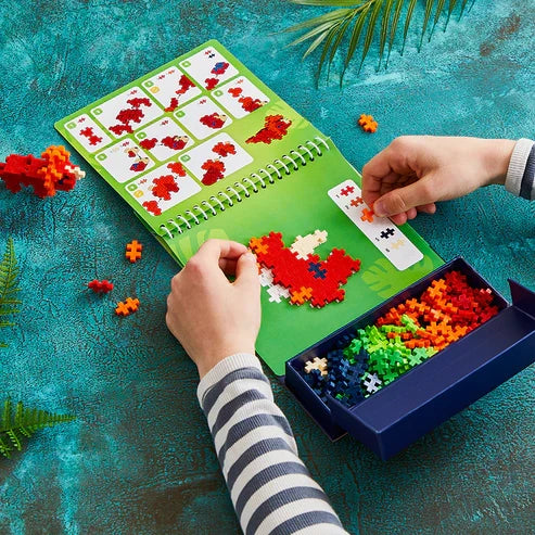 Plus Plus Puzzle By Number Activity Pad - Dinosaur - 125 Piece