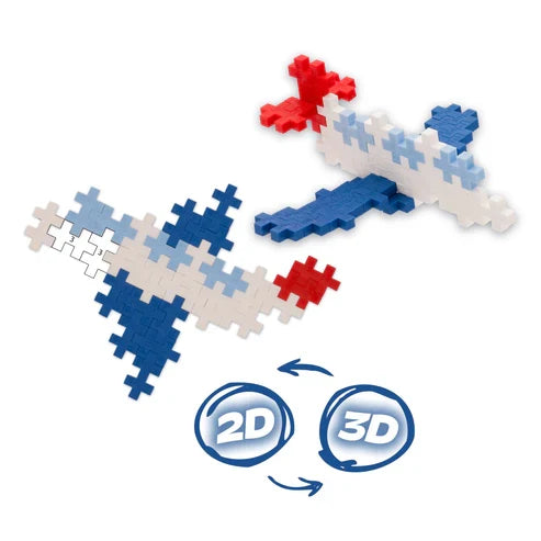 Plus Plus Puzzle By Number Activity Pad - Transportation - 125 Piece