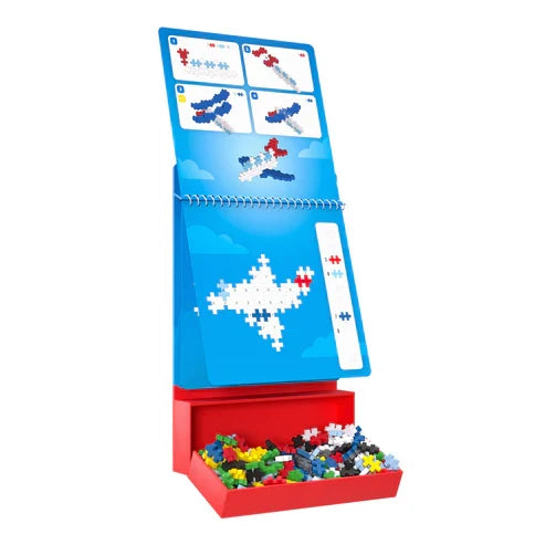 Plus Plus Puzzle By Number Activity Pad - Transportation - 125 Piece