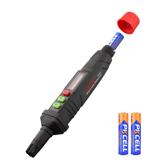 Habicare portable combustible gas leak detector with alarm, compact device for detecting gas leaks safely and accurately.