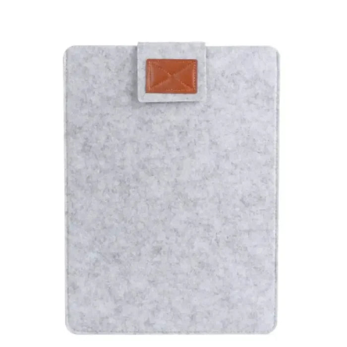 Habicare 9eight5 portable felt laptop and tablet case with sleek design and soft interior for safe device storage.