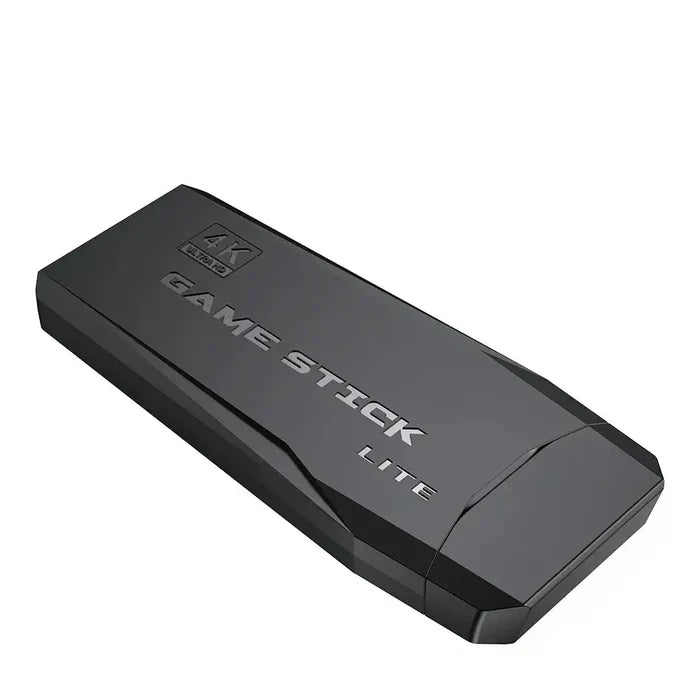 Habicare 9eight5 portable retro console with 64GB or 32GB storage, featuring classic game controls and colorful screen display.
