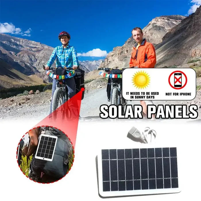 Habicare waterproof portable solar charger with stainless steel design, ideal for outdoor charging and renewable energy use.