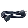 Power cable with 3-pin plug for NZ/AUS outlets, compatible covers from 9eight5, shown with protective covers for safety.