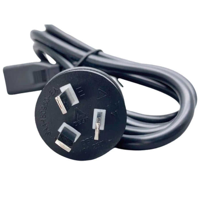 9eight5 3-pin power cable covers for NZ/AUS power cords, protecting and securing 3-pin Australian and New Zealand power cables.
