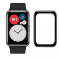 Pack of five Habicare Huawei Watch Fit screen protectors offering durable, clear protection for smartwatch screens.