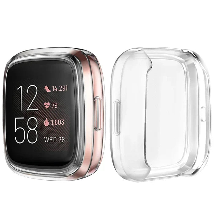 Habicare protective case for Fitbit Sense 2 watch, available in five colors, designed for TWS protection and style.