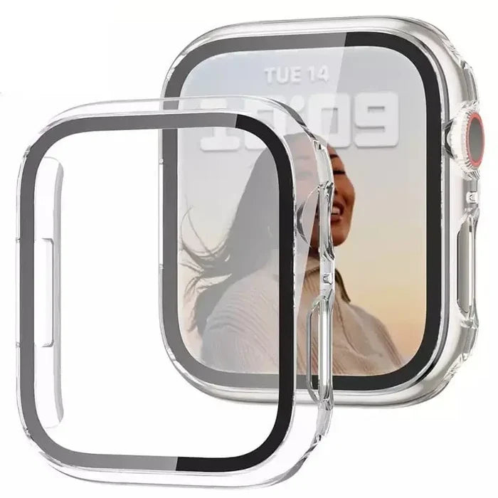 Clear protective case for 42mm Apple Watch 1st generation by Habicare, designed to shield and showcase the watch.