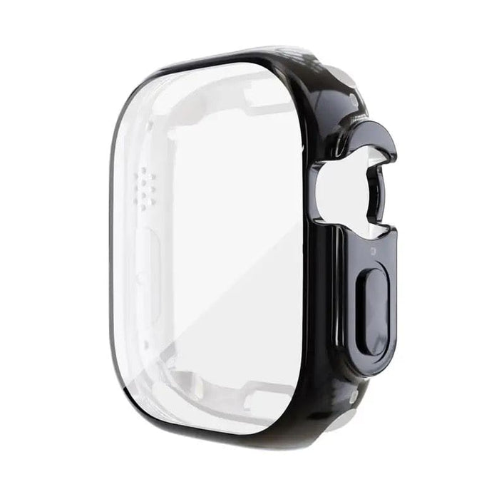 Black protective case for Apple Watch Ultra, designed by That Watch Shop, with a sleek fit and durable material.