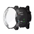 Black protective watch case for Garmin 245, made by That Watch Shop, designed to safeguard the smartwatch.