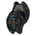 Black Habicare protective case for Garmin Enduro 3 watch, designed to safeguard the watch with a durable, snug fit.