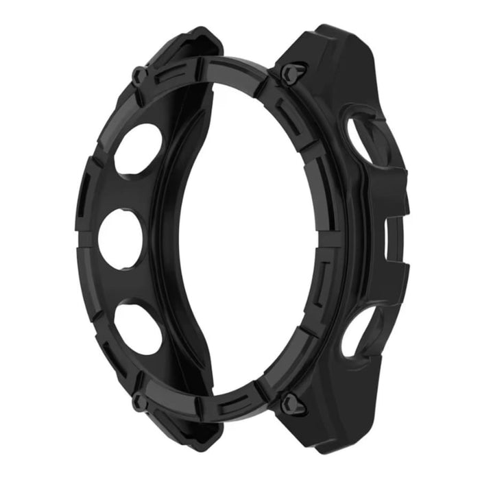 Black protective watch case for Garmin Enduro 3, designed to safeguard the smartwatch from scratches and impacts.